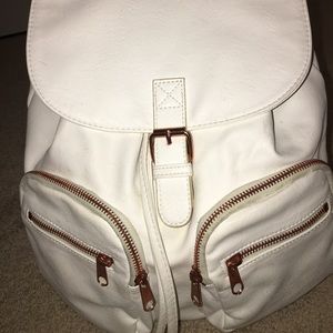 White backpack!